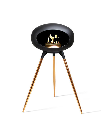 LE FEU GROUND BIO FIREPLACE BLACK ROSE GOLD COLLECTION