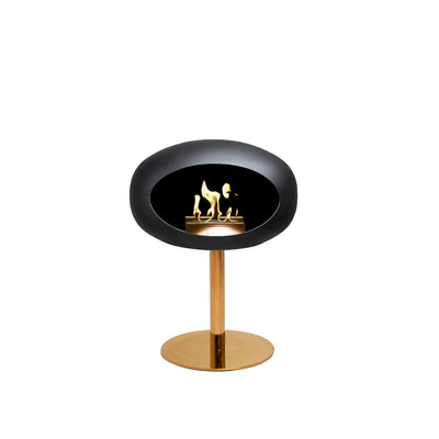 LE FEU Ground Steel Black Bio fireplace 50cm Rose Gold Collection