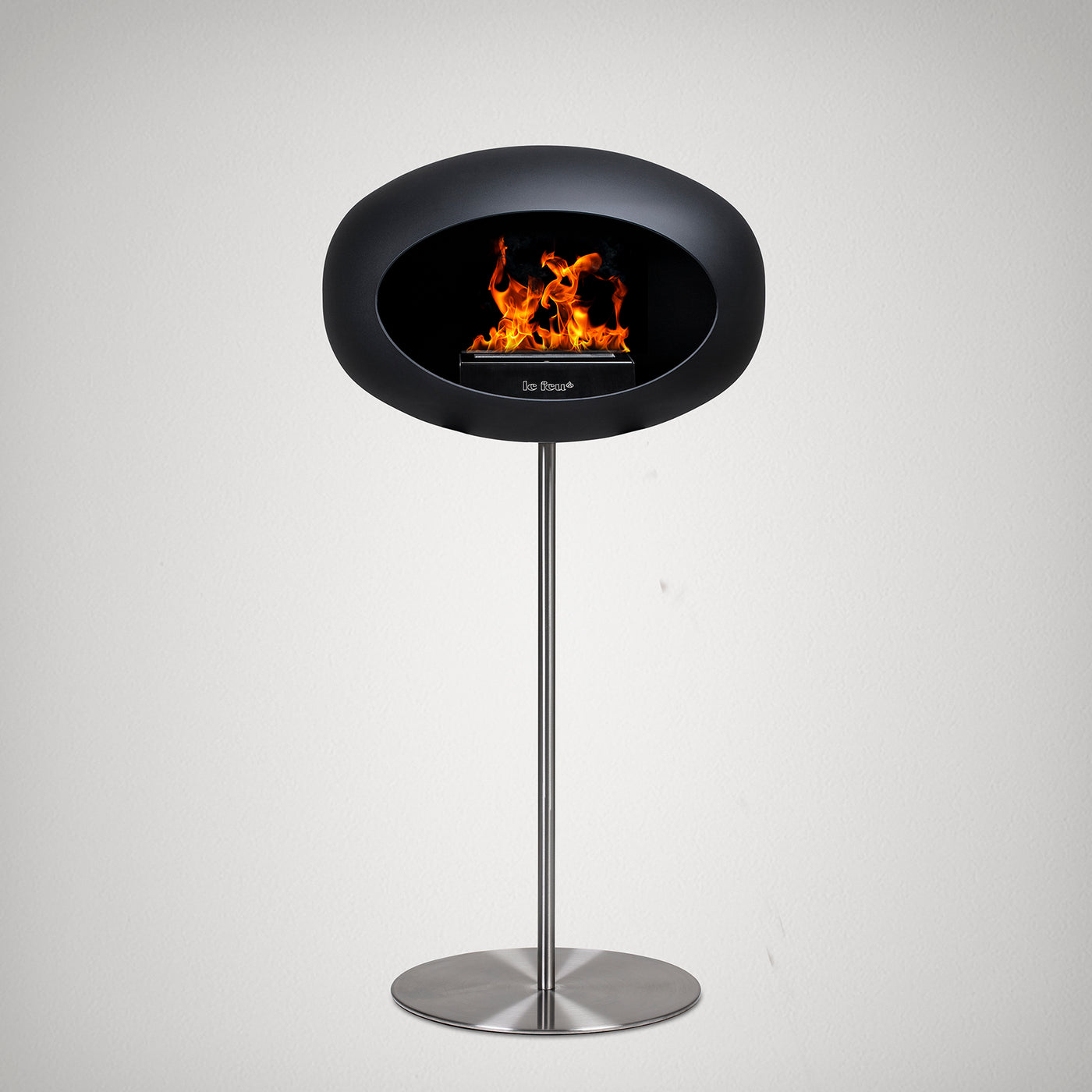 LE FEU Ground Steel Bio fireplace Black